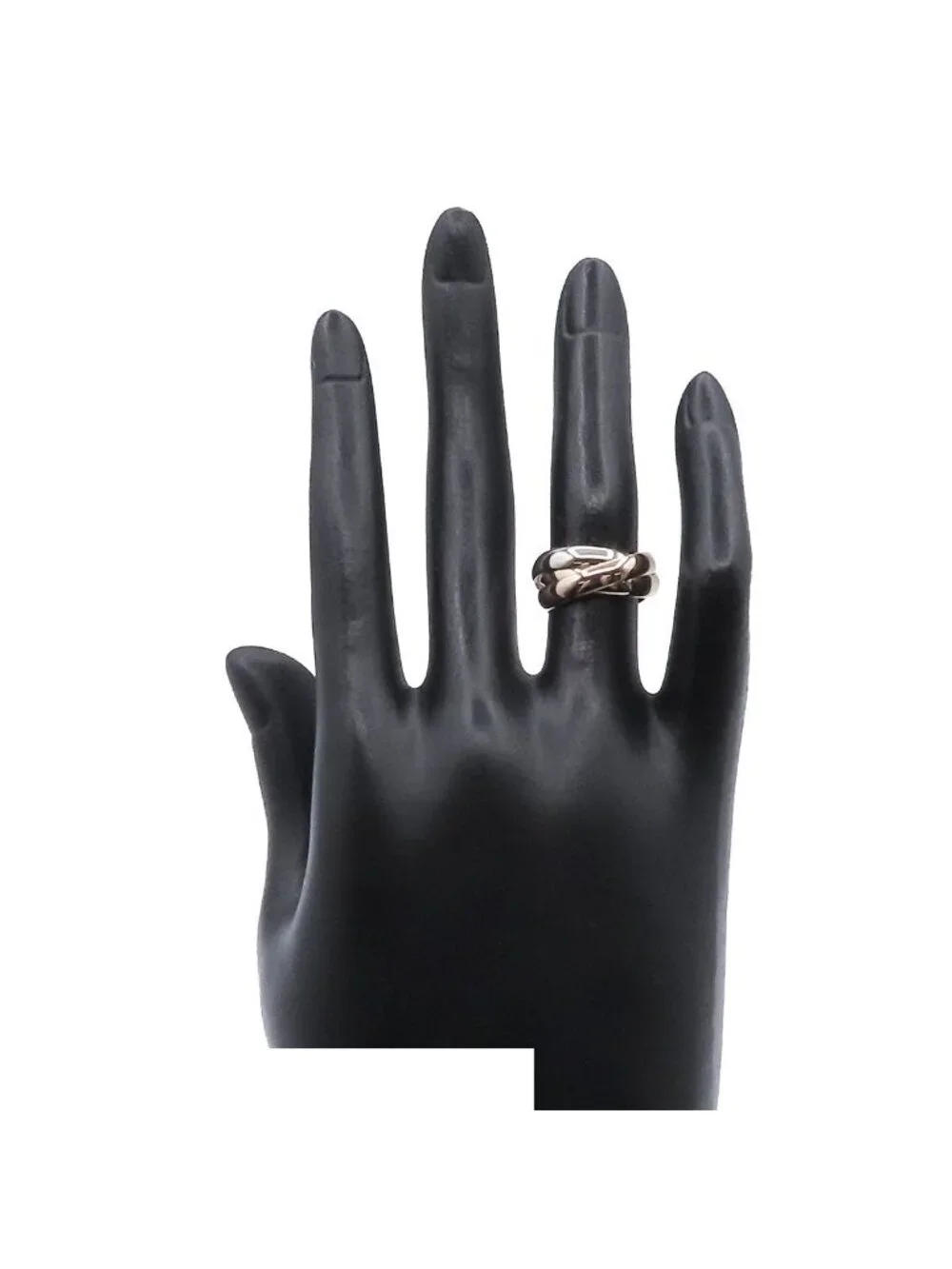 Cartier Trinity MM Three Color Gold 47 Ring